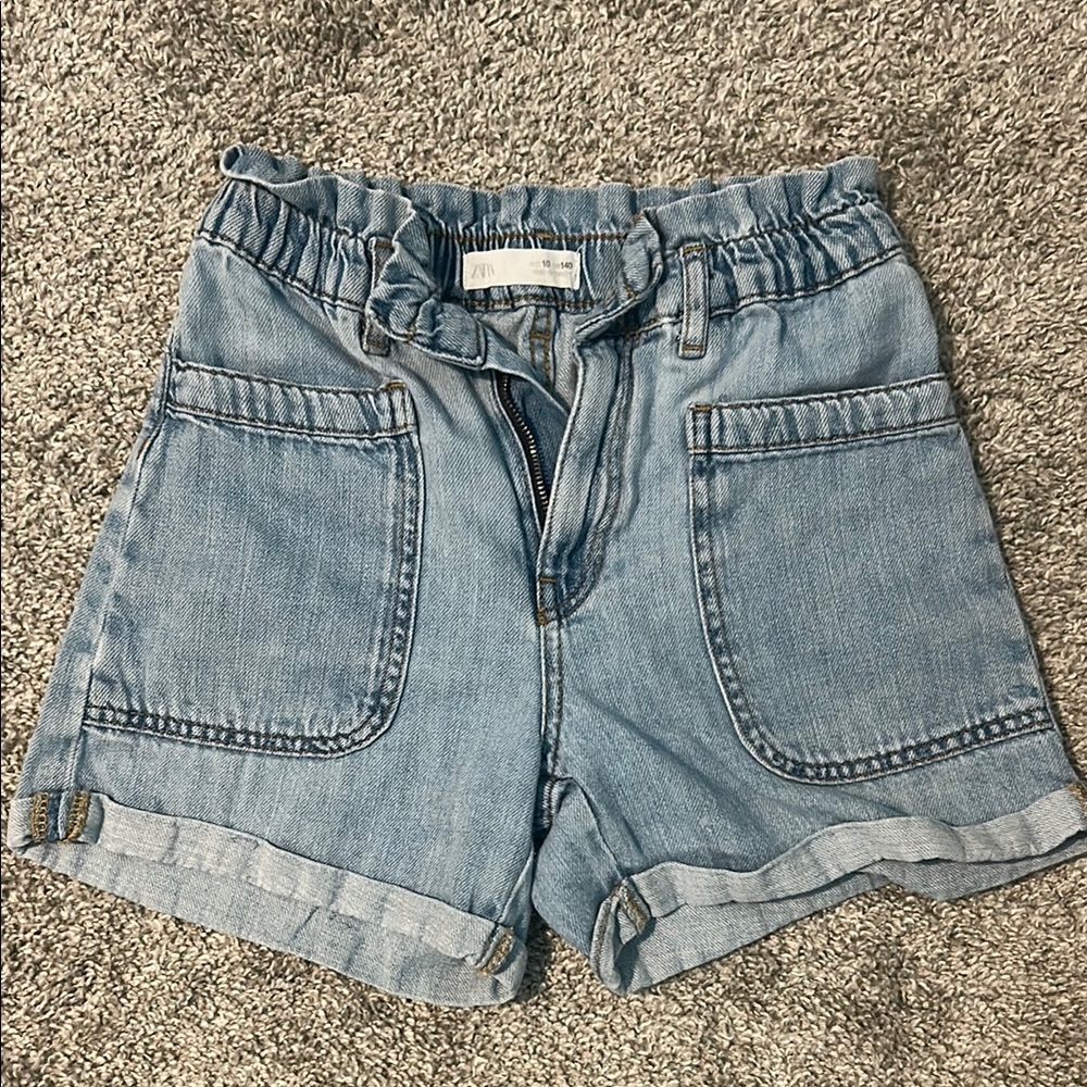 ZARA Denim Blue Girls Shorts